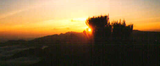 Sunset on Shira Camp