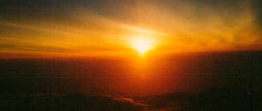 Sunrise on Uhuru Peak 5895 m