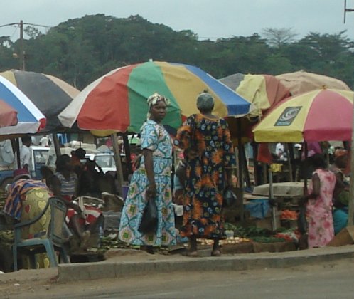 Markt am PK 8 / Libreville