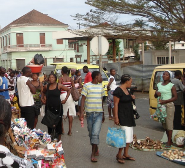 Markt in São Tomé