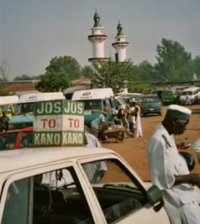 Buschtaxistand in Jos