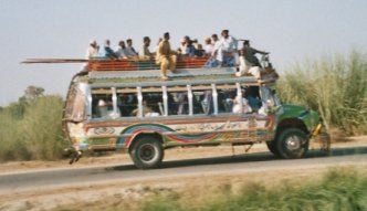 Bus im Punjab