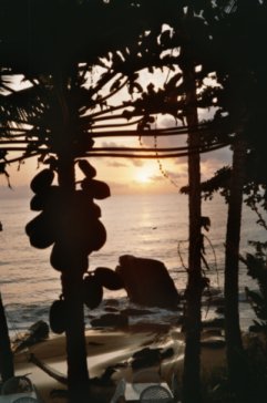 Sonnenuntergang in Kribi