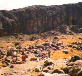Break on the way to Barafu Camp