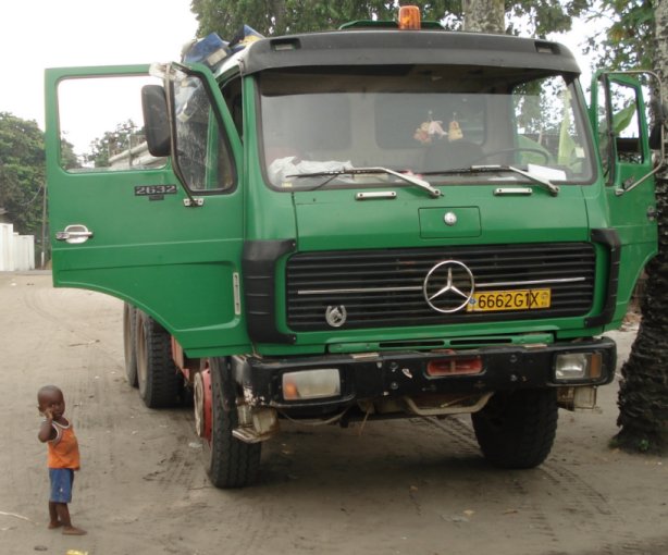 Mein Transportmittel von Kongo nach Gabun