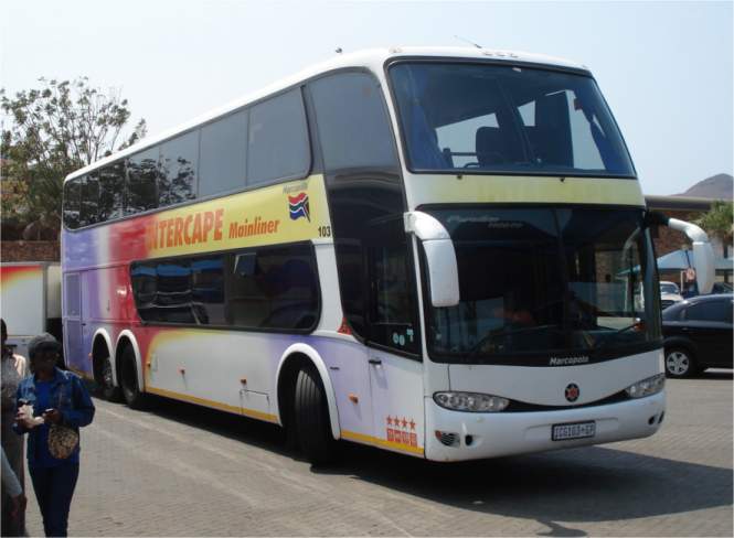 Bus nach Johannesburg