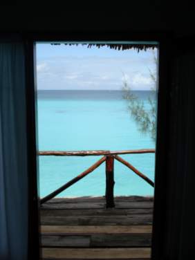 Nungwi / Aussicht vom Bungalow