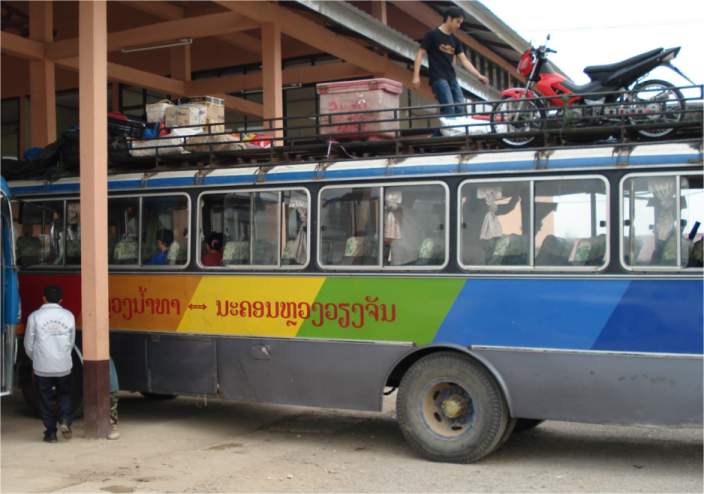 Nun bin ich auch schon in Laos
