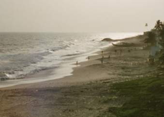 Der Strand von Cape Coast